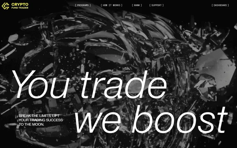 The first thing that catches your attention about Crypto Fund Trader is its top-notch website with excellent animations.