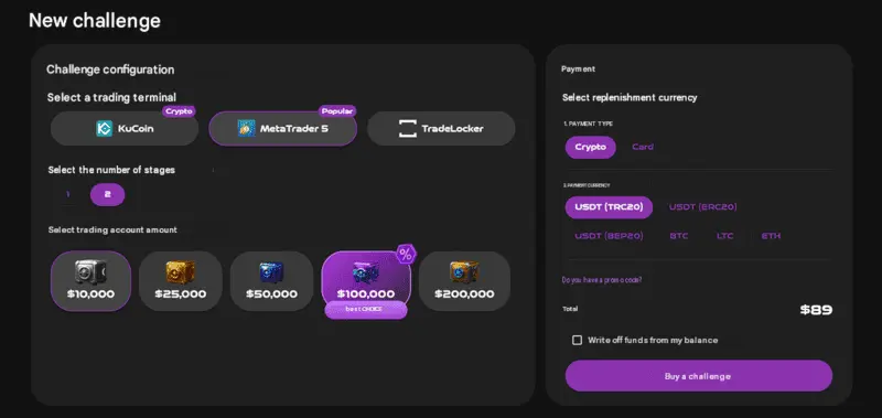 Choosing a Challenge at Era Trade