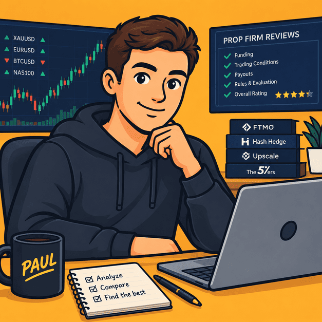 Paul - Trader and Analyst on the PropTradingRank Team